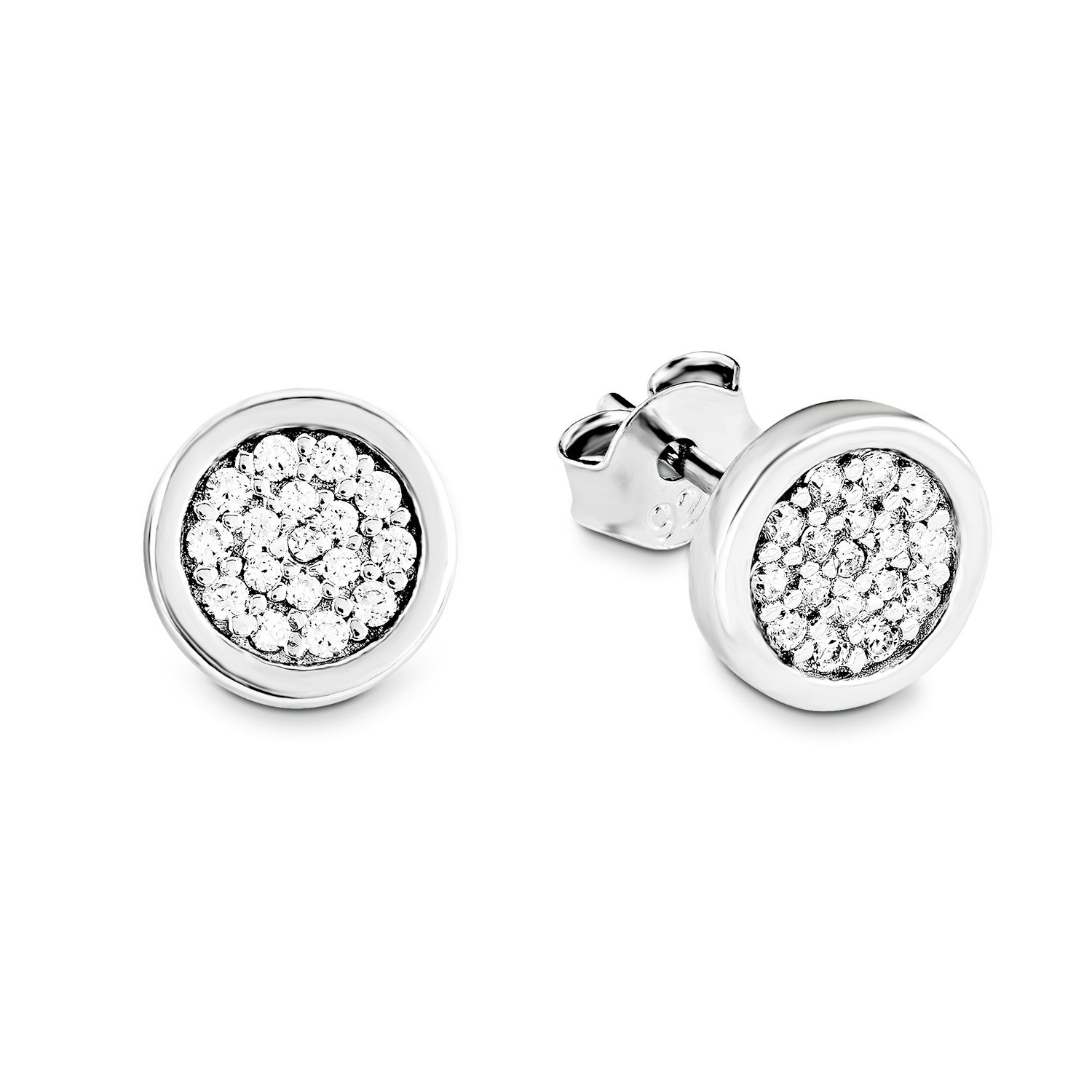 s.Oliver Damen Ohrstecker 9079155 Silber 925 Zirkonia