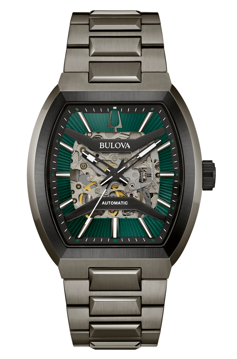 Bulova Herren Armbanduhr Maquina 98A321 Automatik