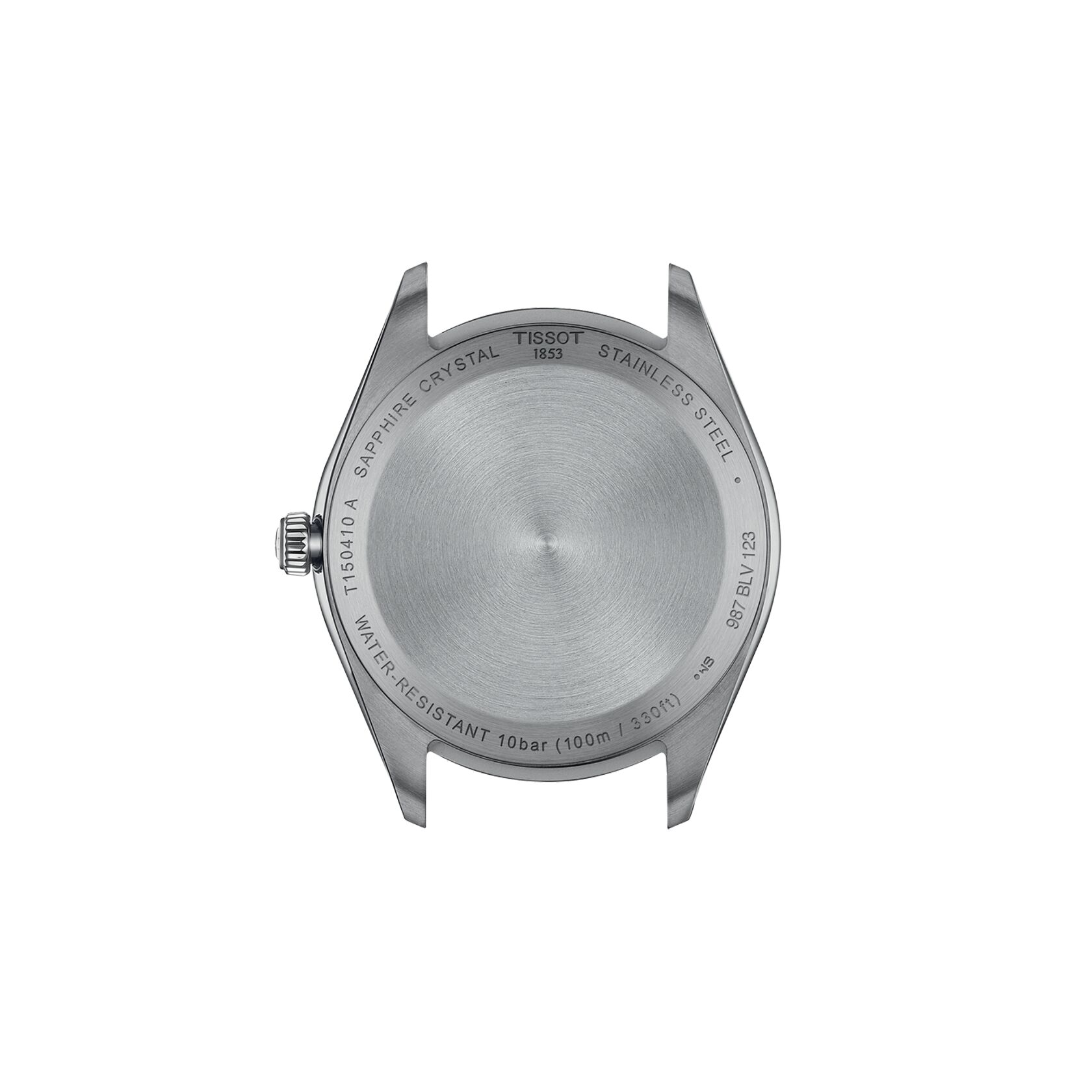Tissot Herren Armbanduhr T150.410.11.051.00 PR 100 40mm Edelstahl mit schwarzem Zifferblatt