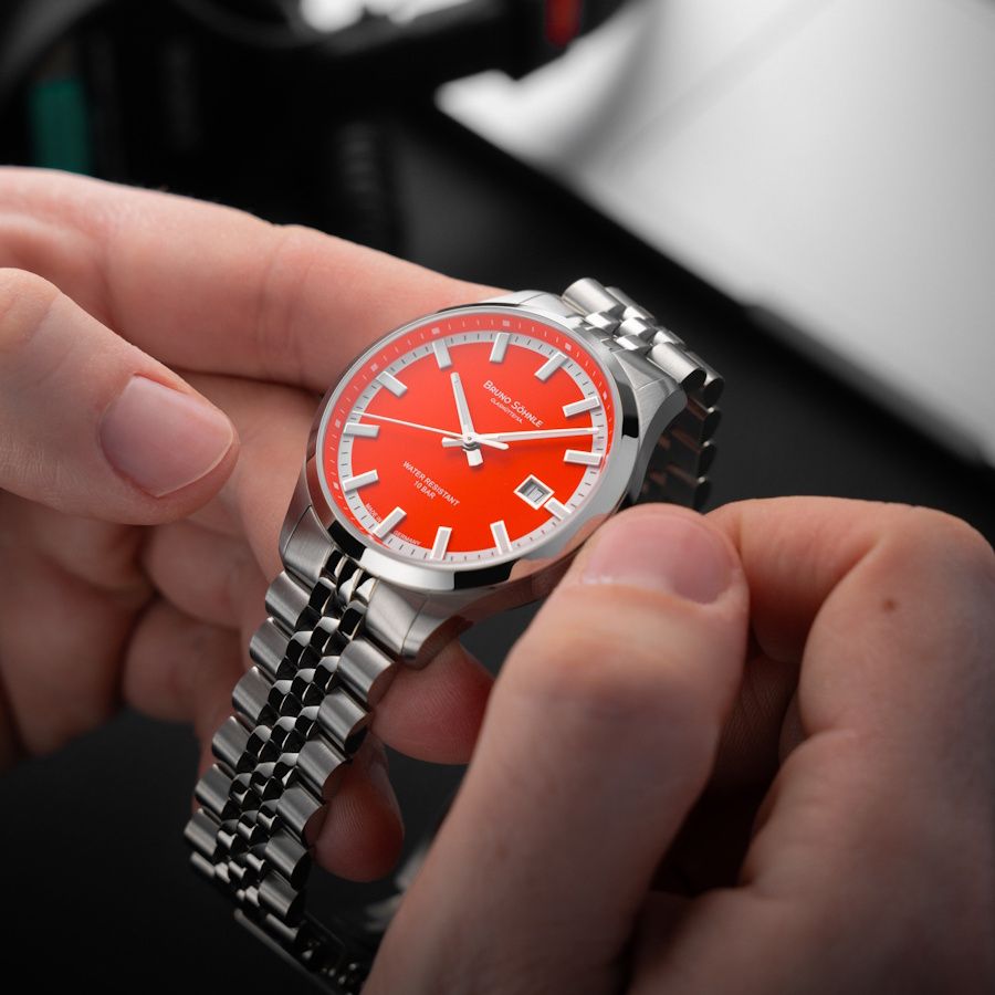 Bruno Söhnle Armbanduhr 17-12230-540 Turin Automatik "Bright Red" 2026