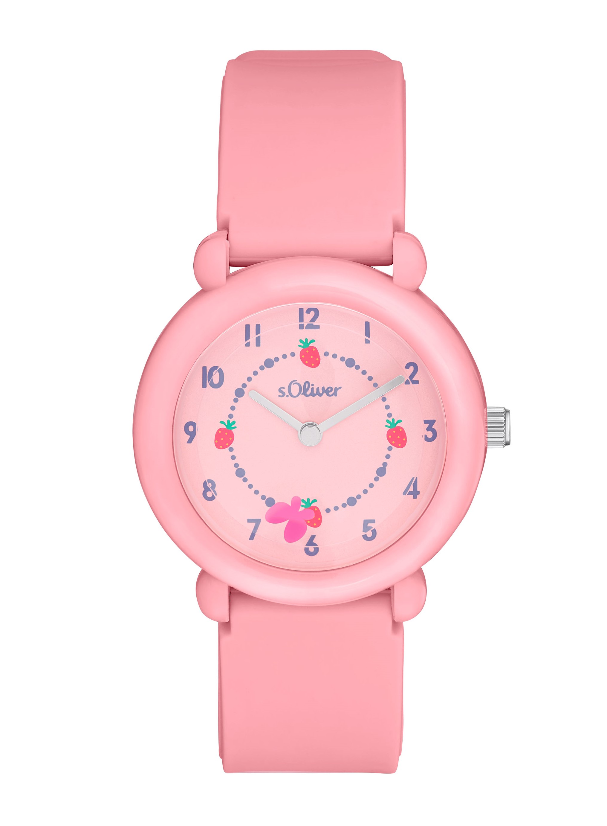 s.Oliver Kids Armbanduhr 2036532 Kunststoff Silikon rosa