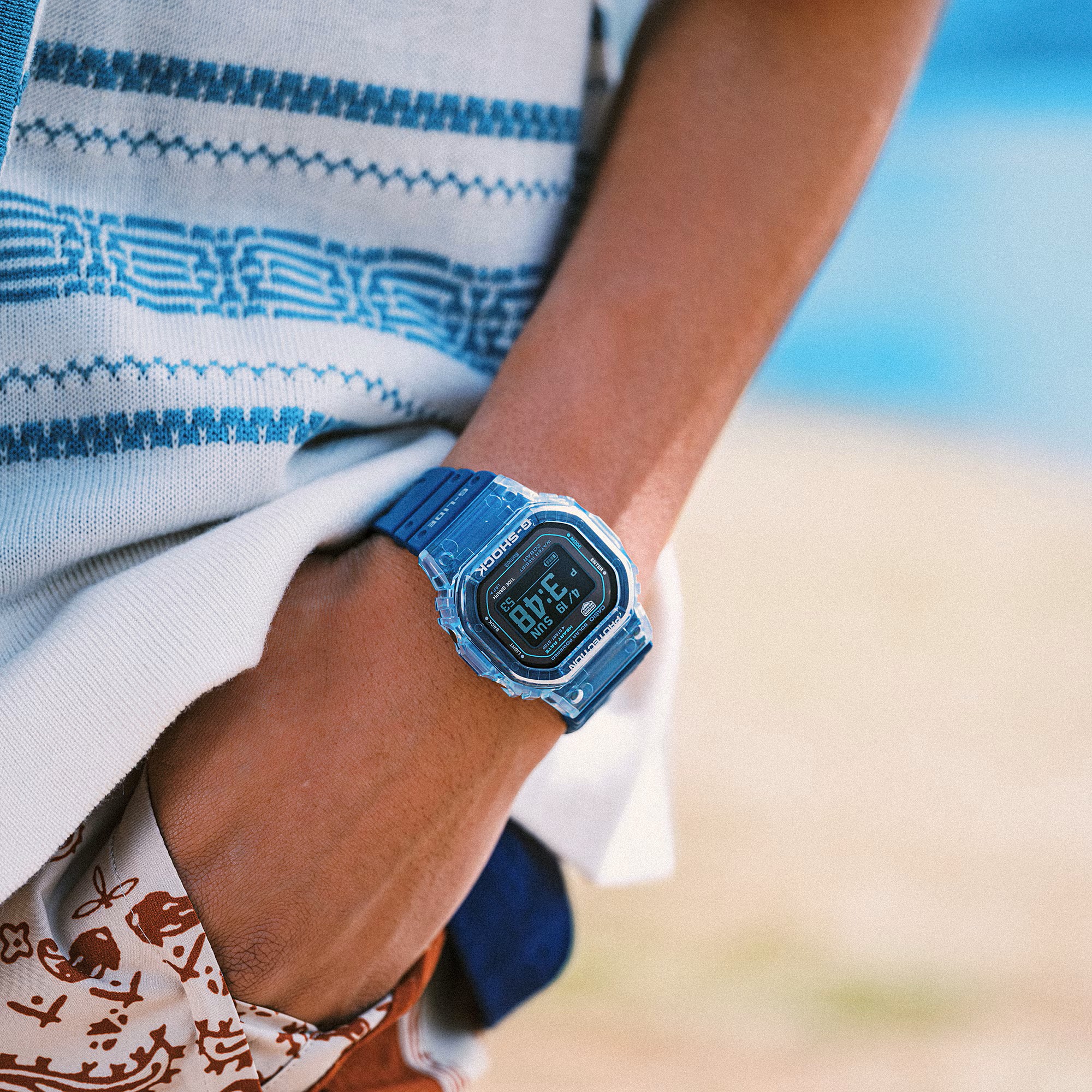 Casio G-Shock G-LIDE GBX-H5600-2ER Bluetooth Solar digital blau