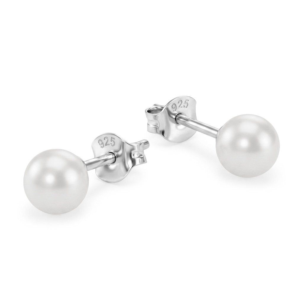 Tom Tailor Damen Ohrstecker 2101811 Silber 925 Süßwasserzuchtperle