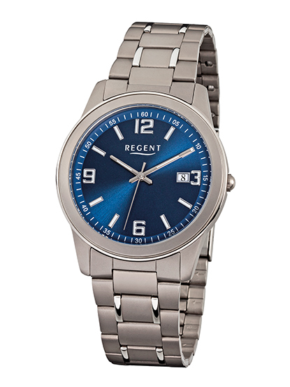 Regent Herren Armbanduhr F-840 1109312 Titan