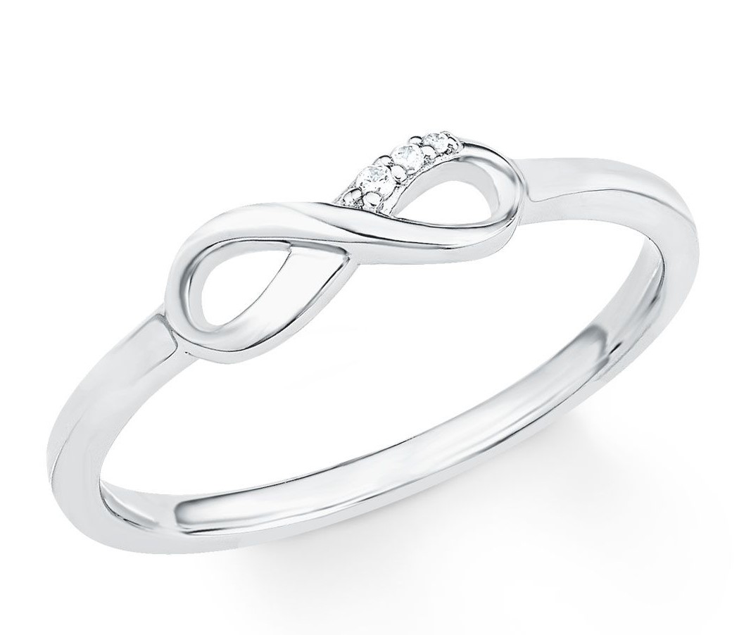 s.Oliver Damen Ring Infinity 2017248 Zirkonia Silber SO PURE