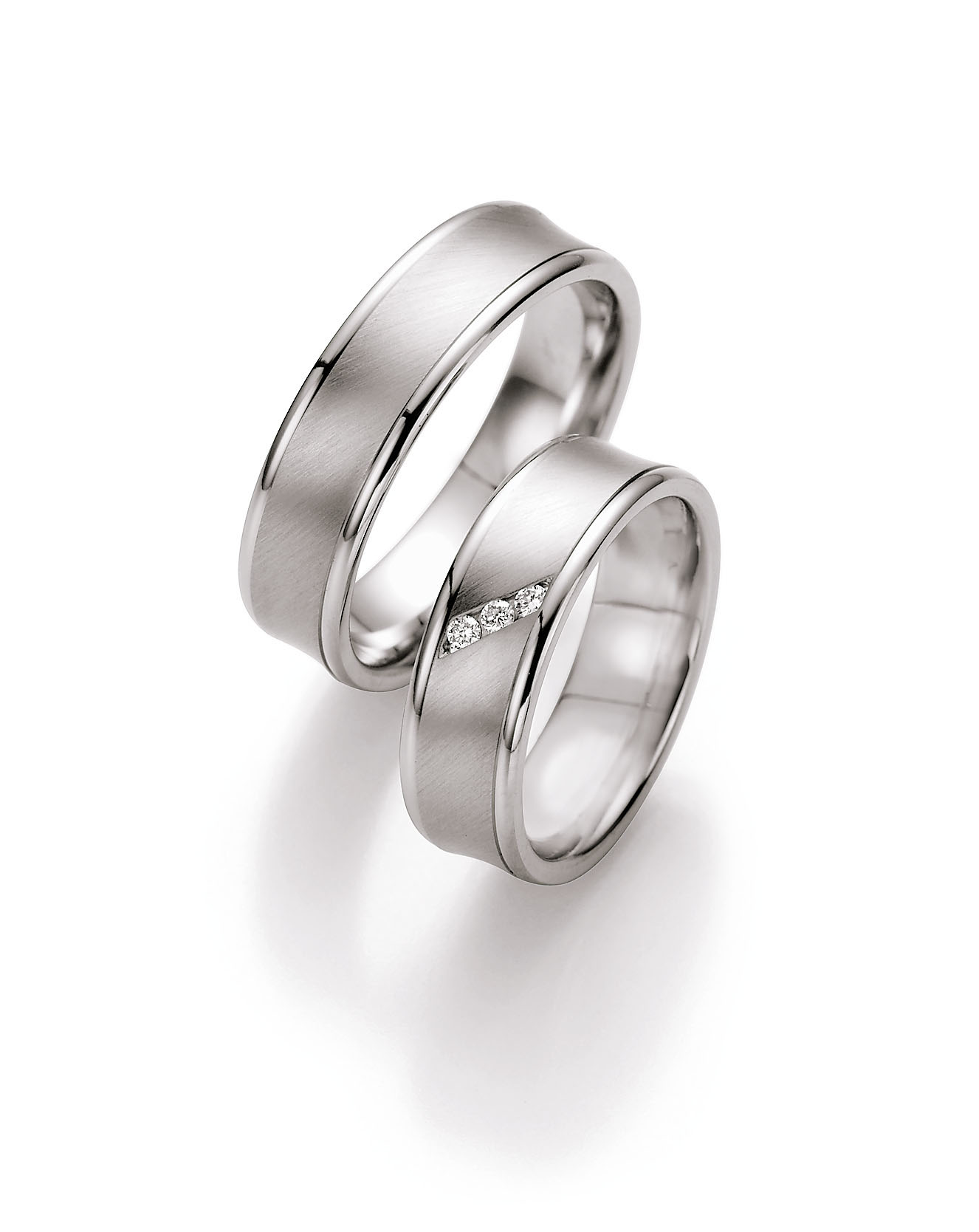 Eheringe Trauringe Honeymoon Edition Konkav 72-10050 / 72-10060