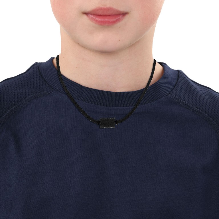 Tom Tailor Jungen Halskette 2100614 Leder Edelstahlbeads schwarz