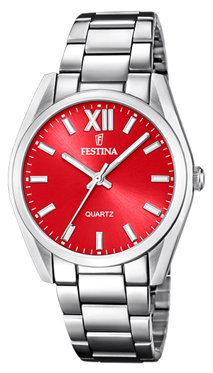 Festina Damen Armbanduhr Boyfriend Alegria F20622/B rot