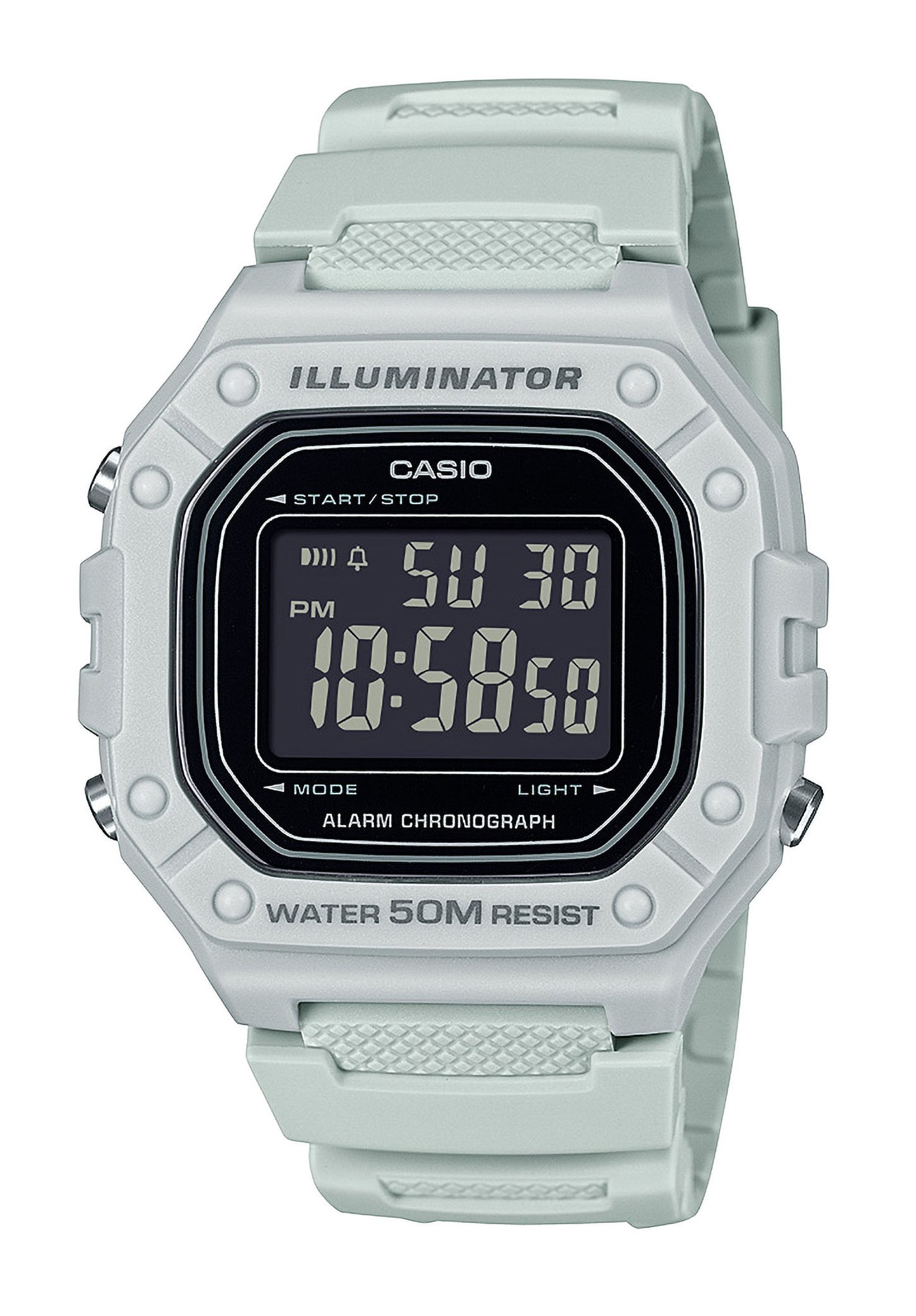 Casio Herren Armbanduhr W-218H-8BVEF digital grau