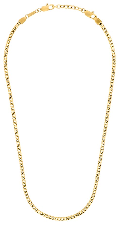 s.Oliver Herren Halskette 2033931 Edelstahl matt gelbgold IP