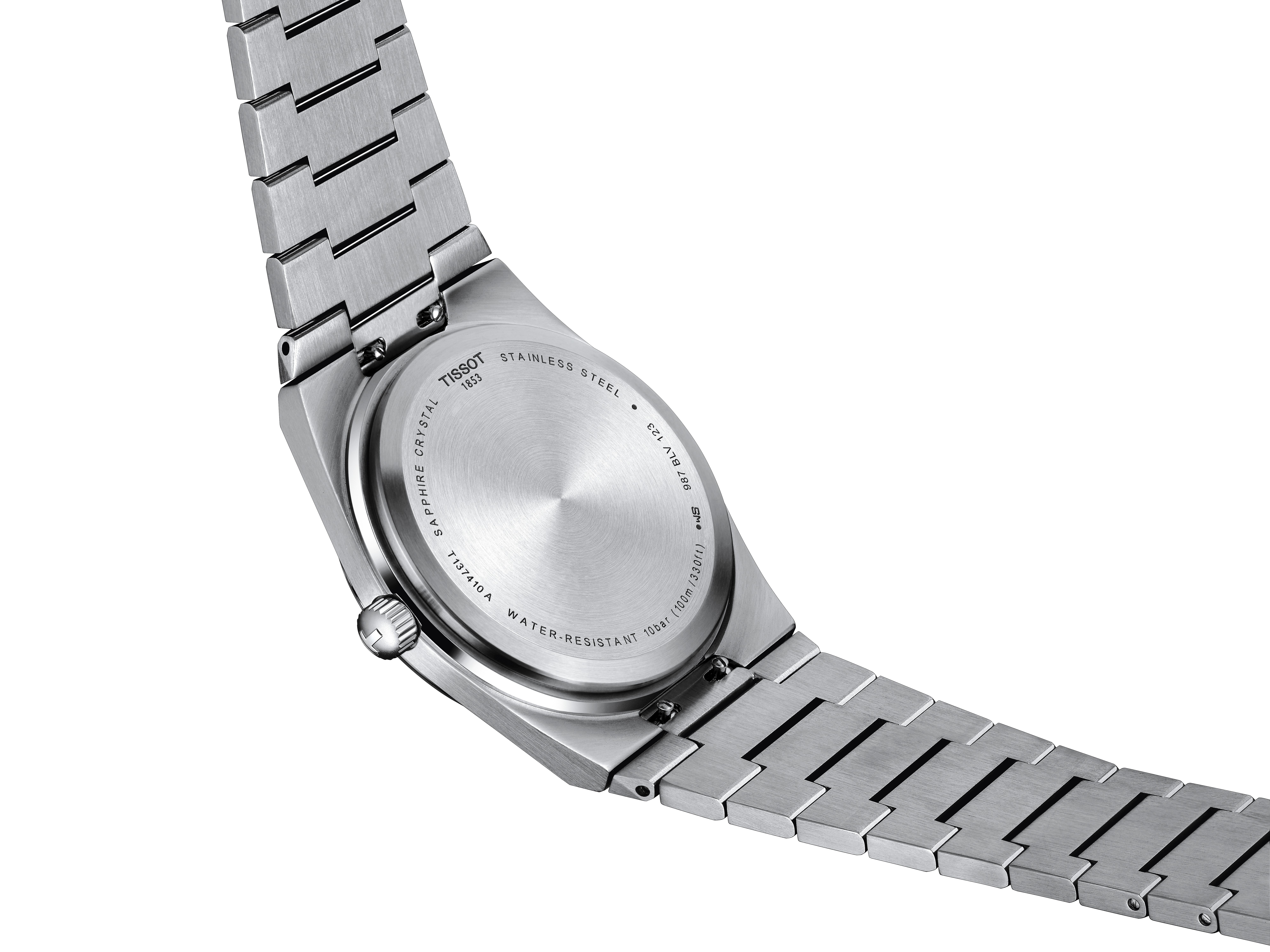Tissot Armbanduhr T137.410.11.041.00 PRX 40 mm Edelstahl mit dunkelblauem Zifferblatt