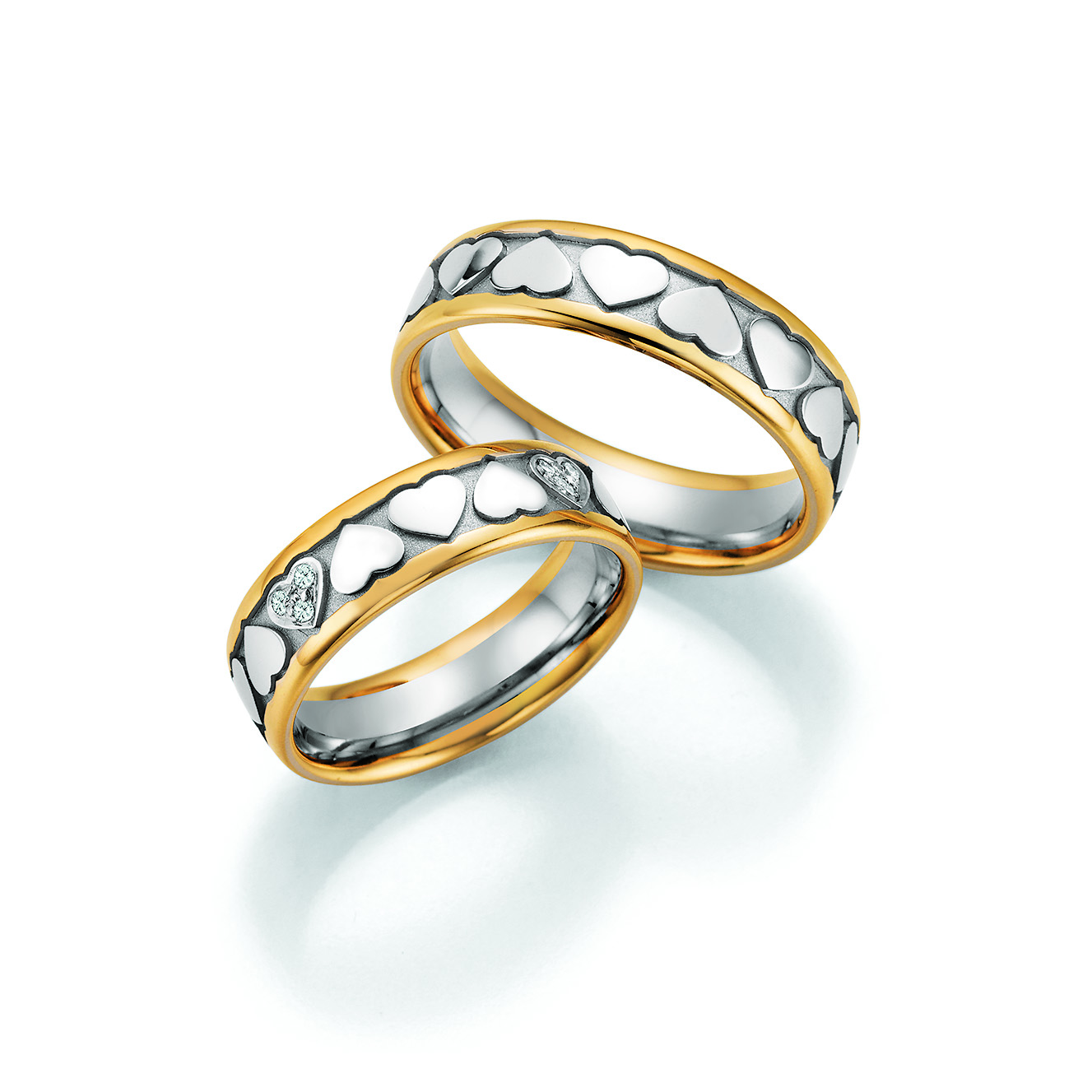 Eheringe Trauringe Hearts - Love - Infinity  66-38030 / 66-38040