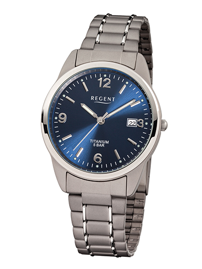 Regent Herren Armbanduhr 1310.90.94 F-433 Titan