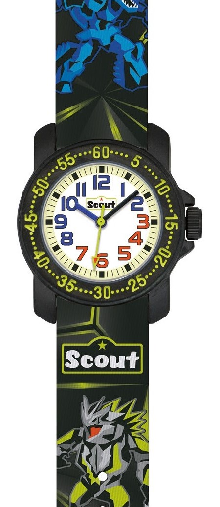 Scout Kinder Armbanduhr 280376041 Action Boys Dark Beast