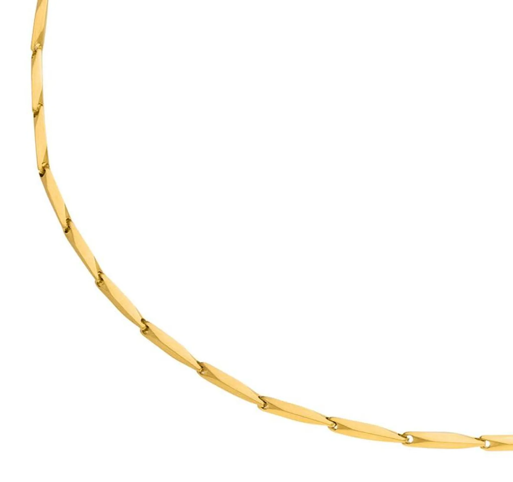 Boccia Damen Halskette Fantasie 0854-02 Titan goldplattiert