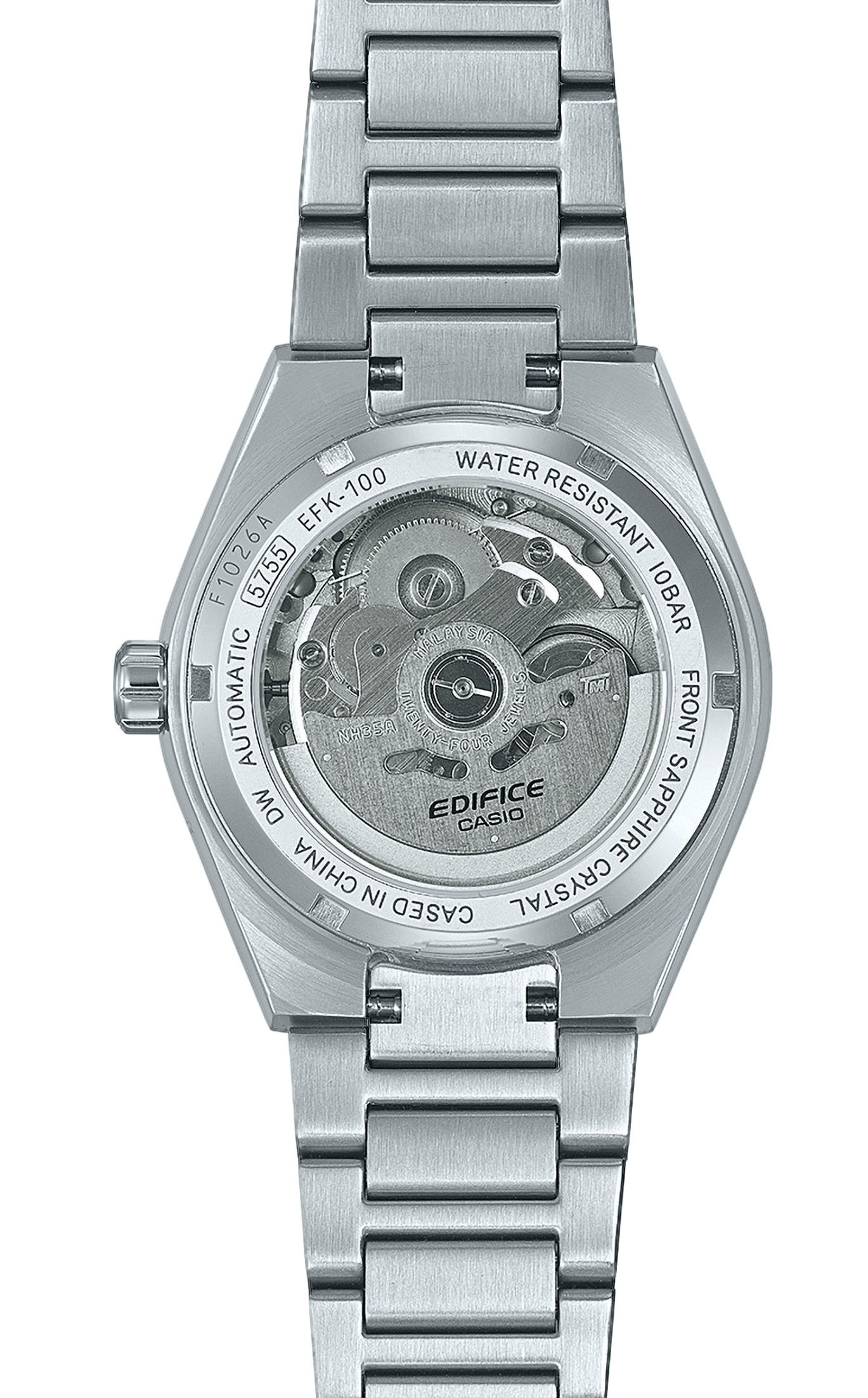 Casio  Herren Armbanduhr Edifice EFK-100D-3AER Automatik Edelstahl