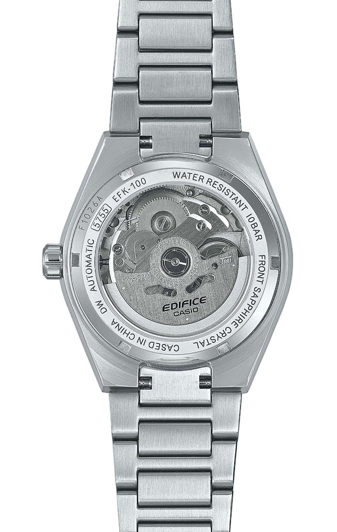 Casio  Herren Armbanduhr Edifice EFK-100D-7AER Automatik Edelstahl