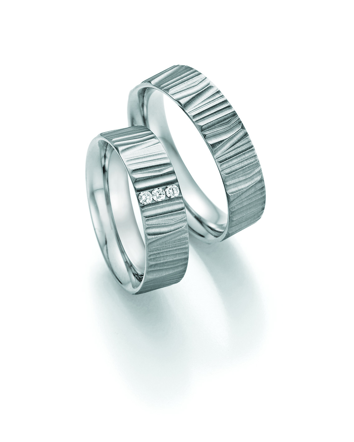 Eheringe Trauringe White Style Titan Avantgarde 77-21010 / 77-21020