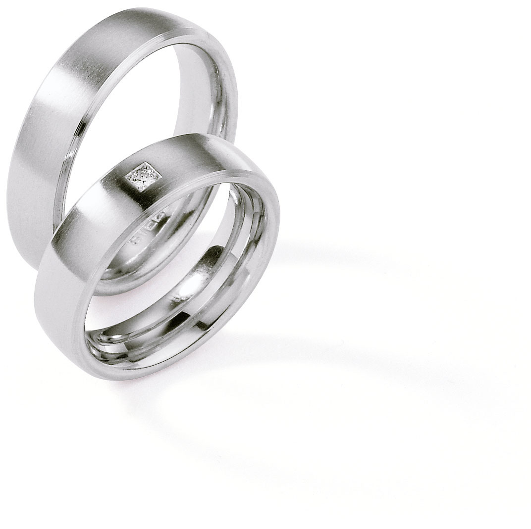 Eheringe Trauringe White Style Steel Brillant 88-01240 / 88-01240
