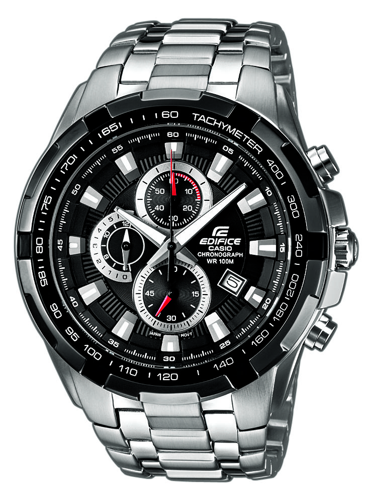 Casio Herren Armbanduhr EF-539D-1AVEF Edifice Chronograph Edelstahl