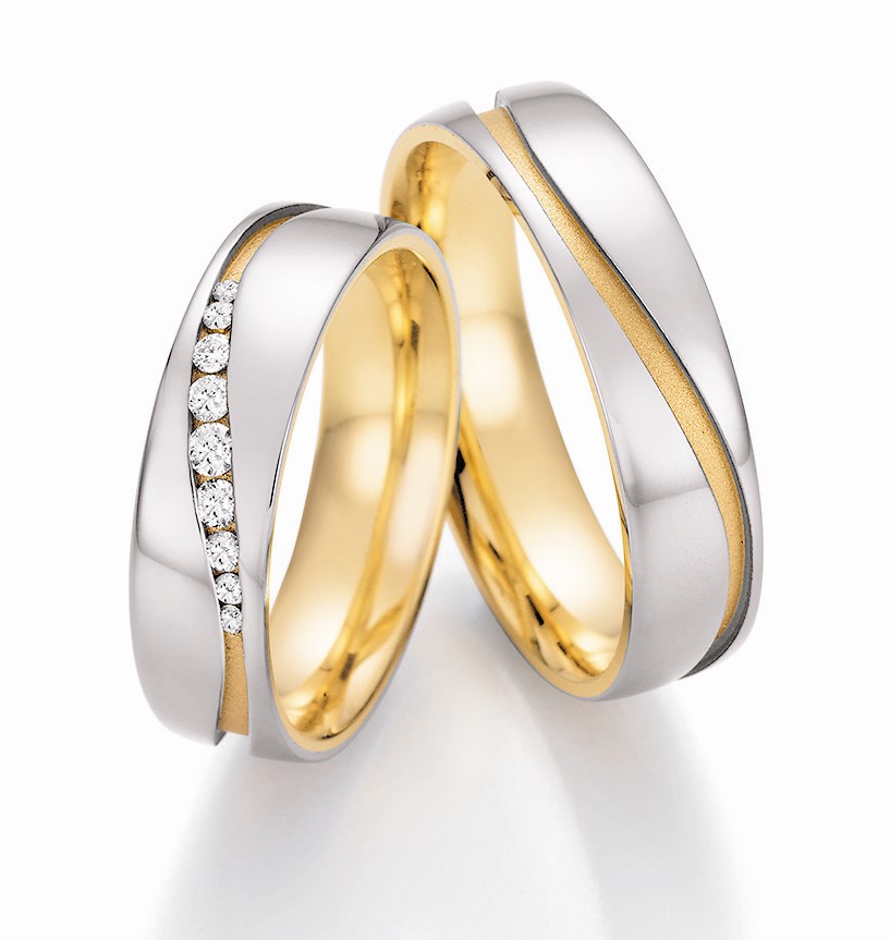 Eheringe Trauringe Honeymoon SOLID IV 66/42150 66/42160 Weißgold Gelbgold