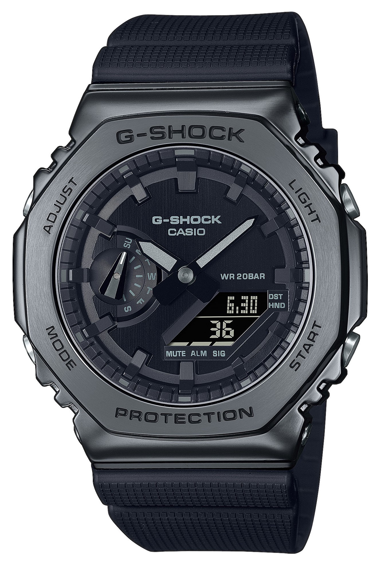 Casio Herren Armbanduhr G-Shock GM-2100BB-1AER analog digital