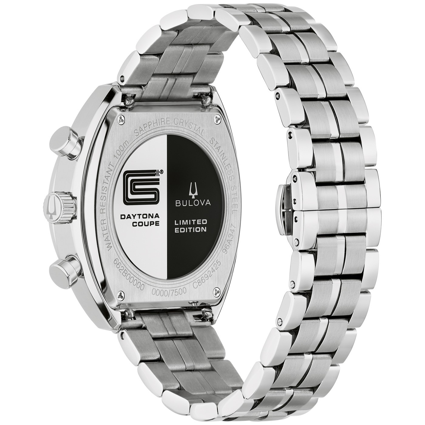 Bulova Herren Armbanduhr 96K118 Shelby Chronograph Edelstahl mit Wechselband Limited Edition