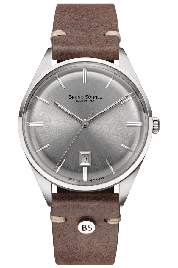 Bruno Söhnle Herren Armbanduhr Merano 17-13232-241 Lederband mokkabraun