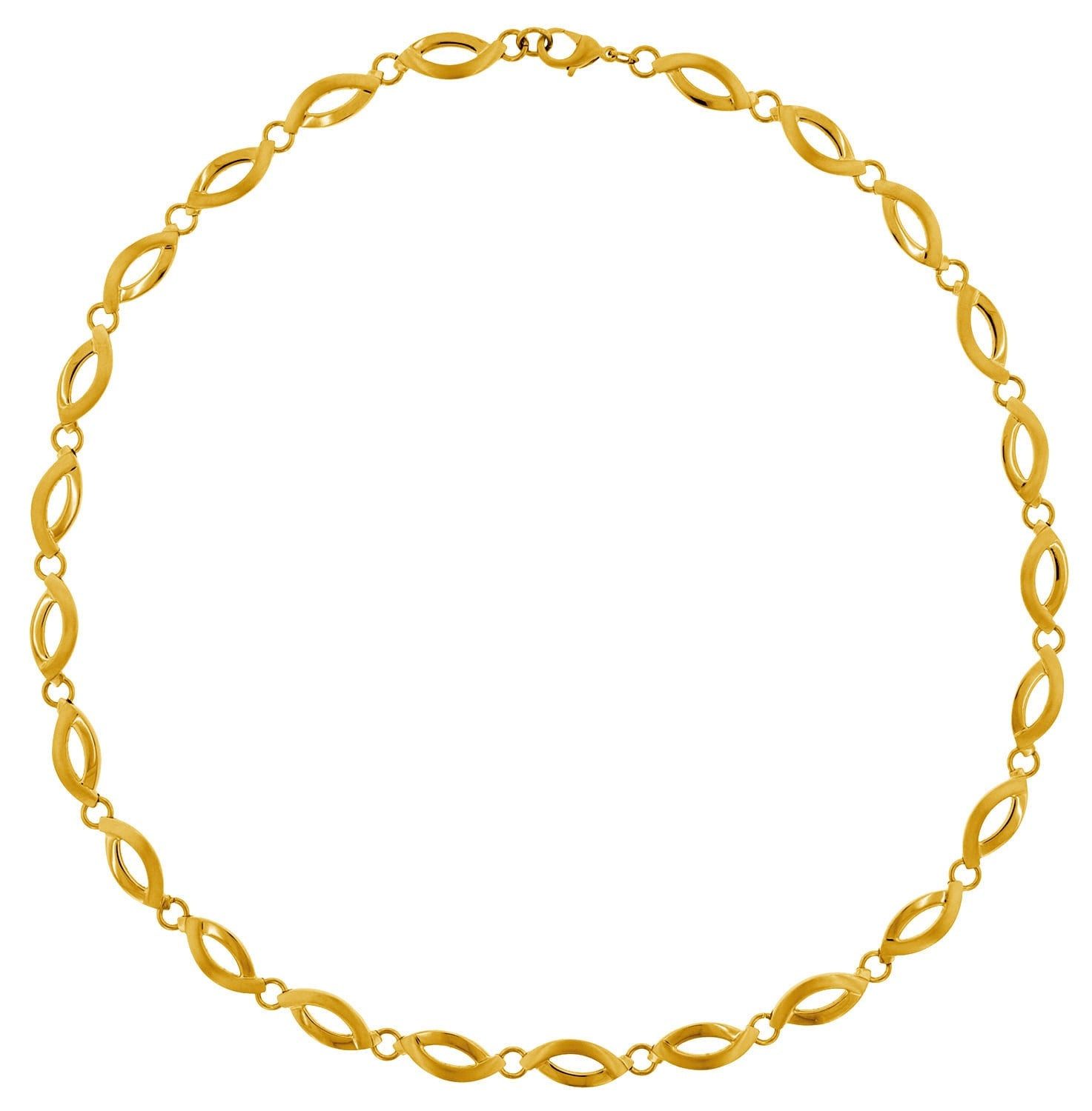 Boccia Collier 0876-04 Titan goldplattiert