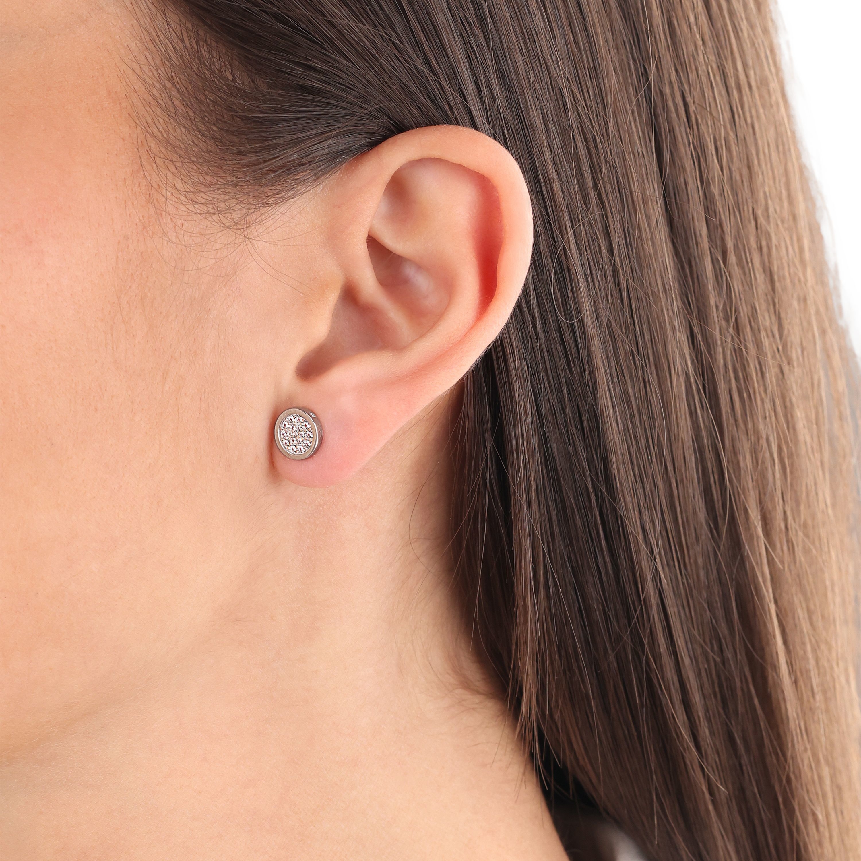 s.Oliver Damen Ohrstecker 9079155 Silber 925 Zirkonia