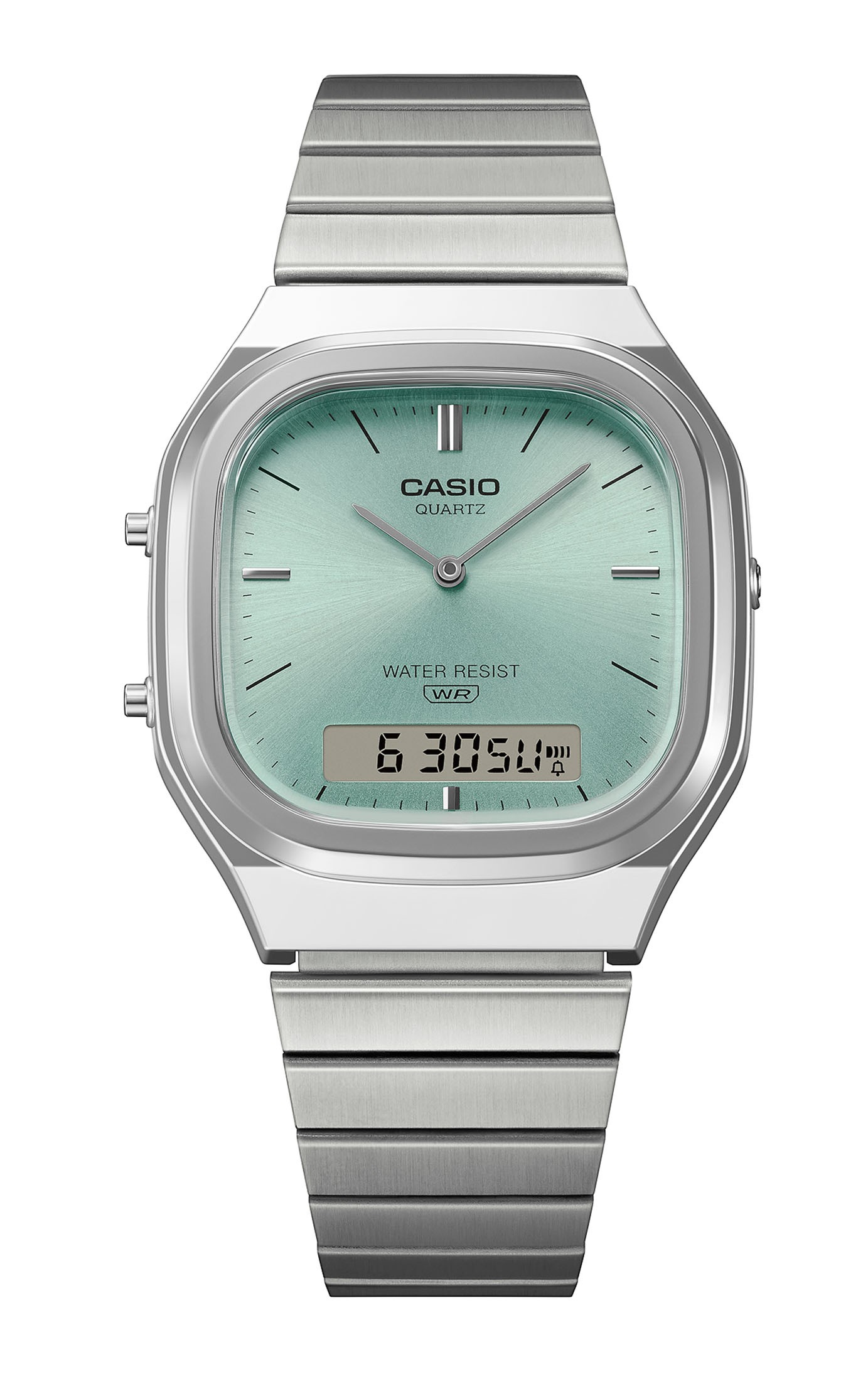 Casio Armbanduhr Vintage AQ-240E-2AEF analog-digital eisblau