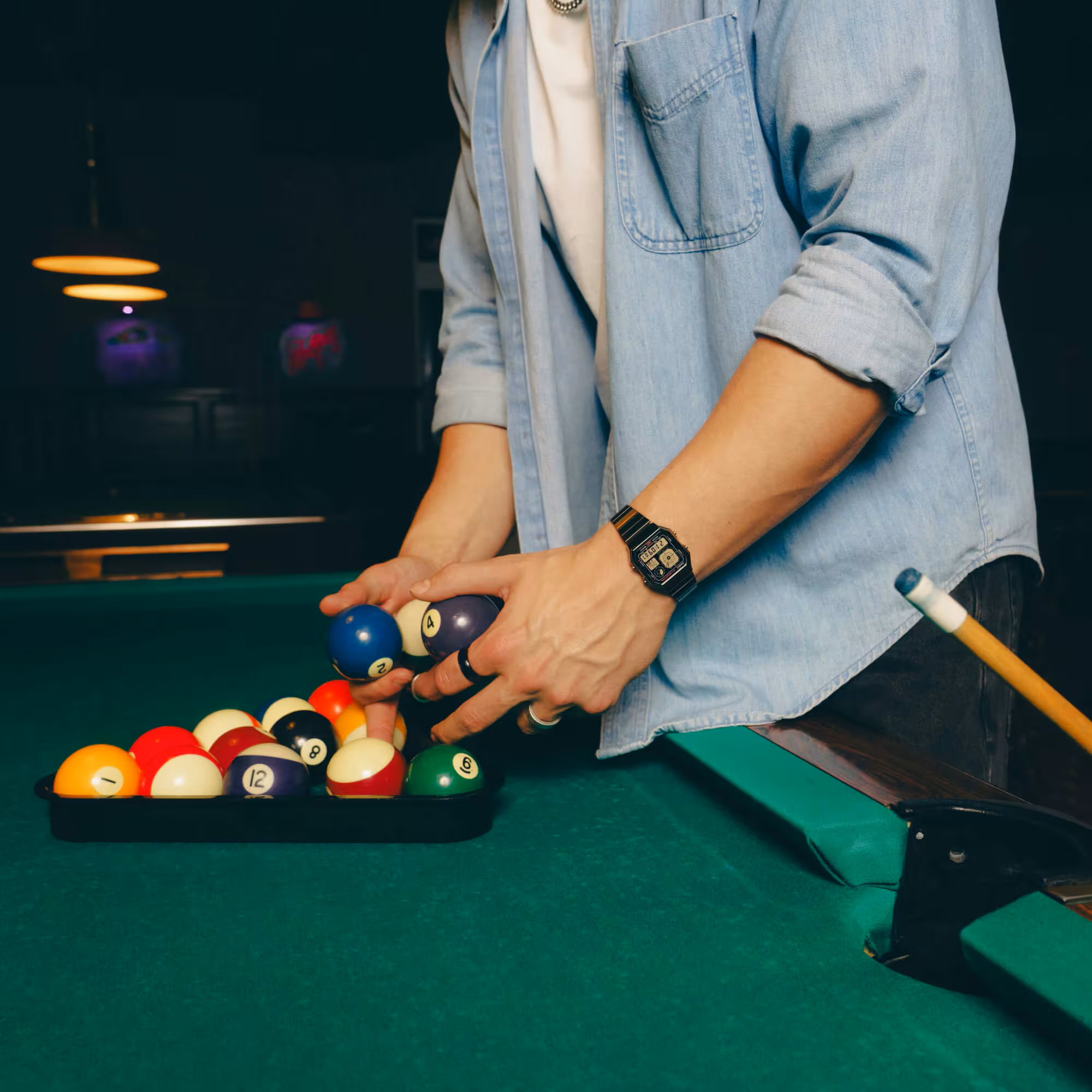 Casio Herren Armbanduhr A130WEGG-1AEF digital schwarz