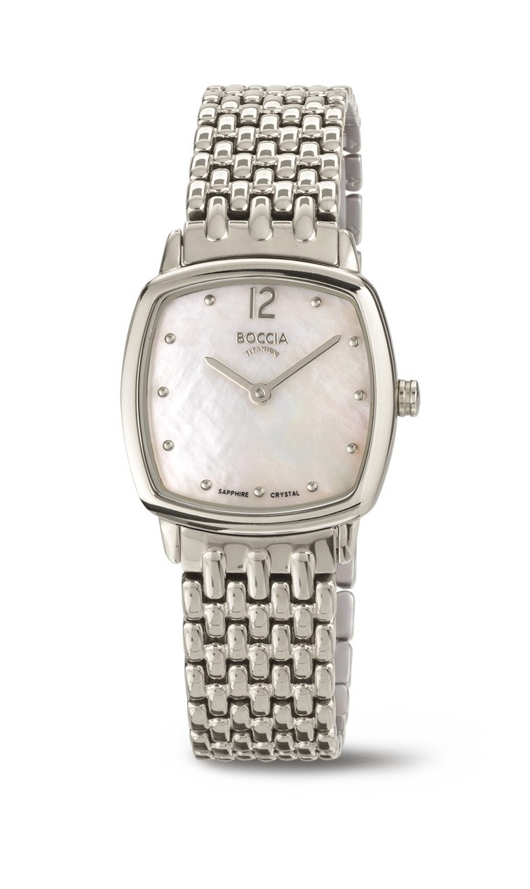Boccia Damen Armbanduhr Trend 3353-01 Reintitan