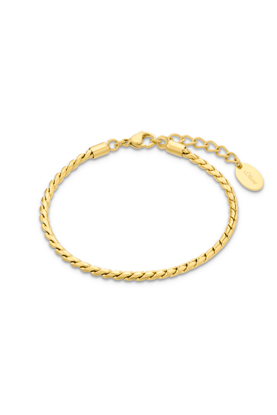 s.Oliver Damen Armband 2035763 Edelstahl IP gelbgold