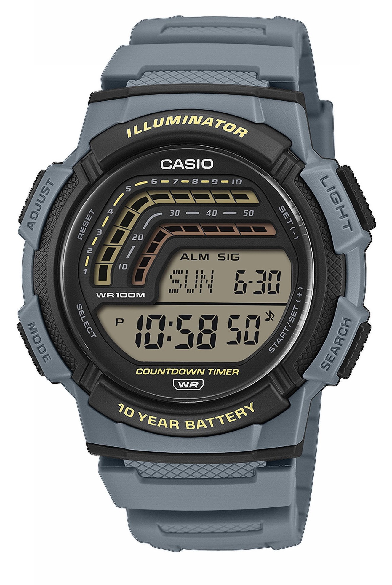 Casio Herren Armbanduhr WS-1800-2AVEF digital