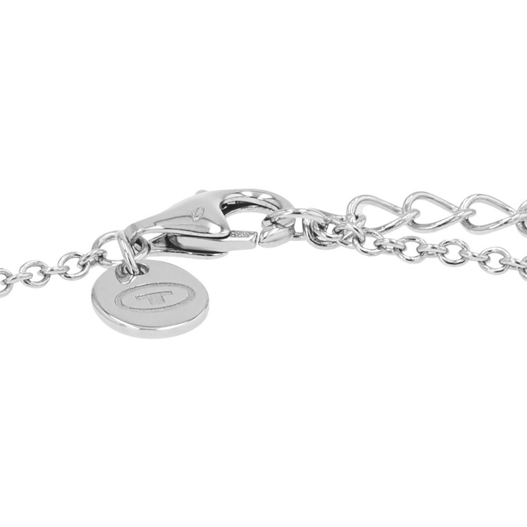 Tom Tailor Mädchen Armband 2100593 Hufeisen Silber 925/- synth. Zirkonia lila rosa