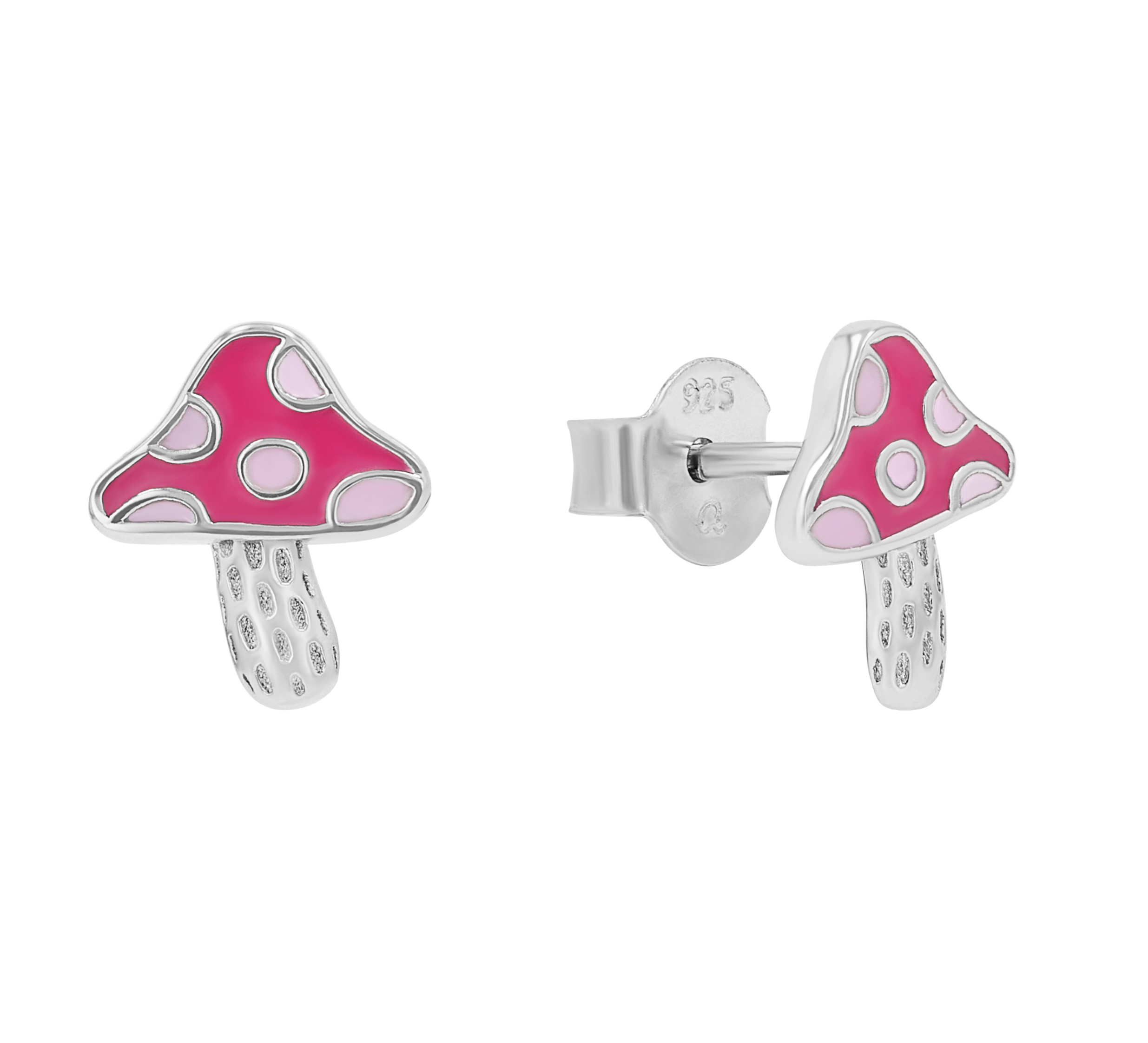 Lillifee Mädchen Ohrstecker 2040630 Fliegenpilz Silber 925