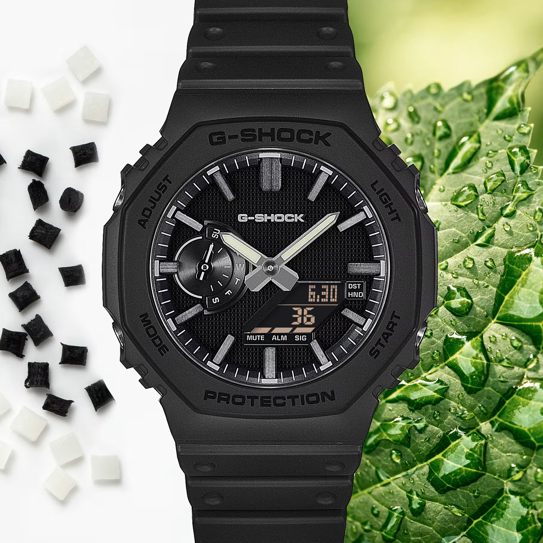 Casio Herren Armbanduhr G-Shock GA-2100LXB-1AER Lux Black analog digital 