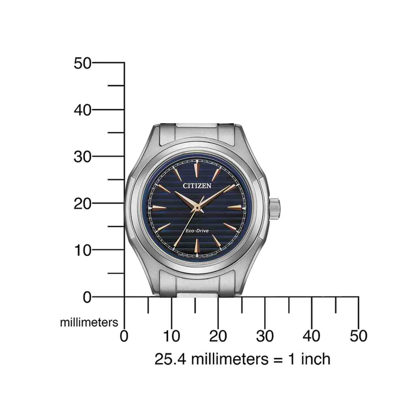 Citizen Damen Armbanduhr FE2110-81L Solar Eco Drive Edelstahl