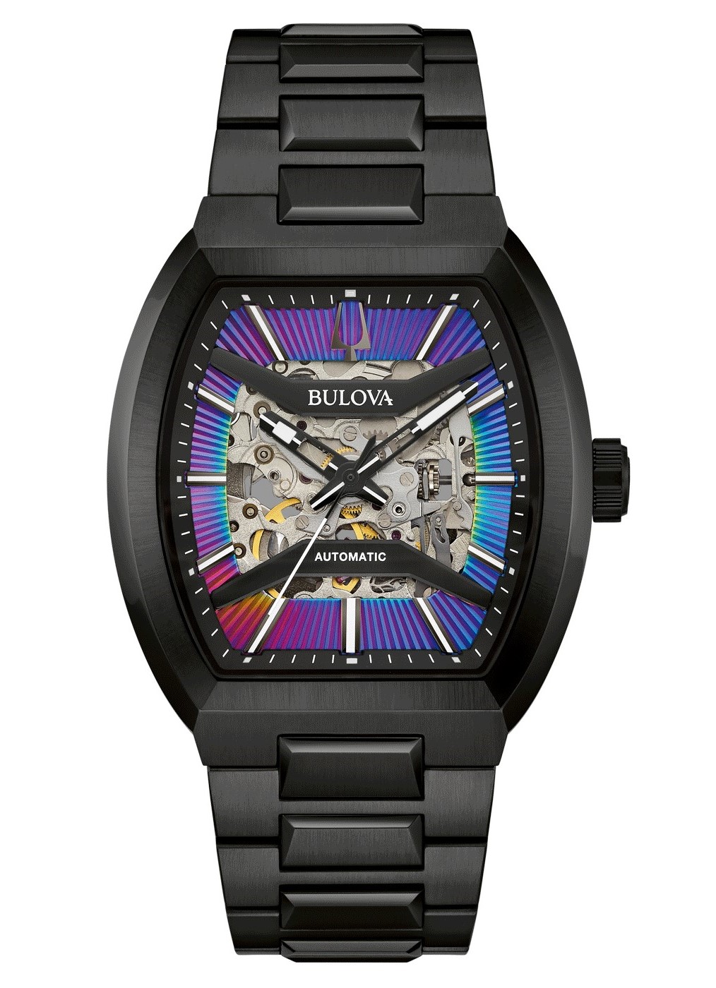 Bulova Herren Armbanduhr Maquina 98A320 Automatik