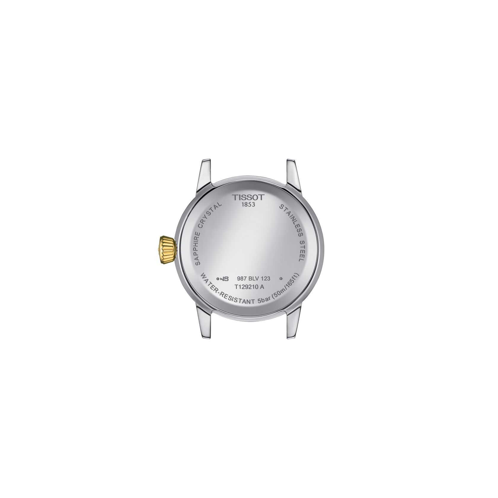 Tissot Damen Armbanduhr T129.210.22.031.00 Classic Dream 28 mm Edelstahl bicolor mit goldfarbiger PVD-Beschichtung 