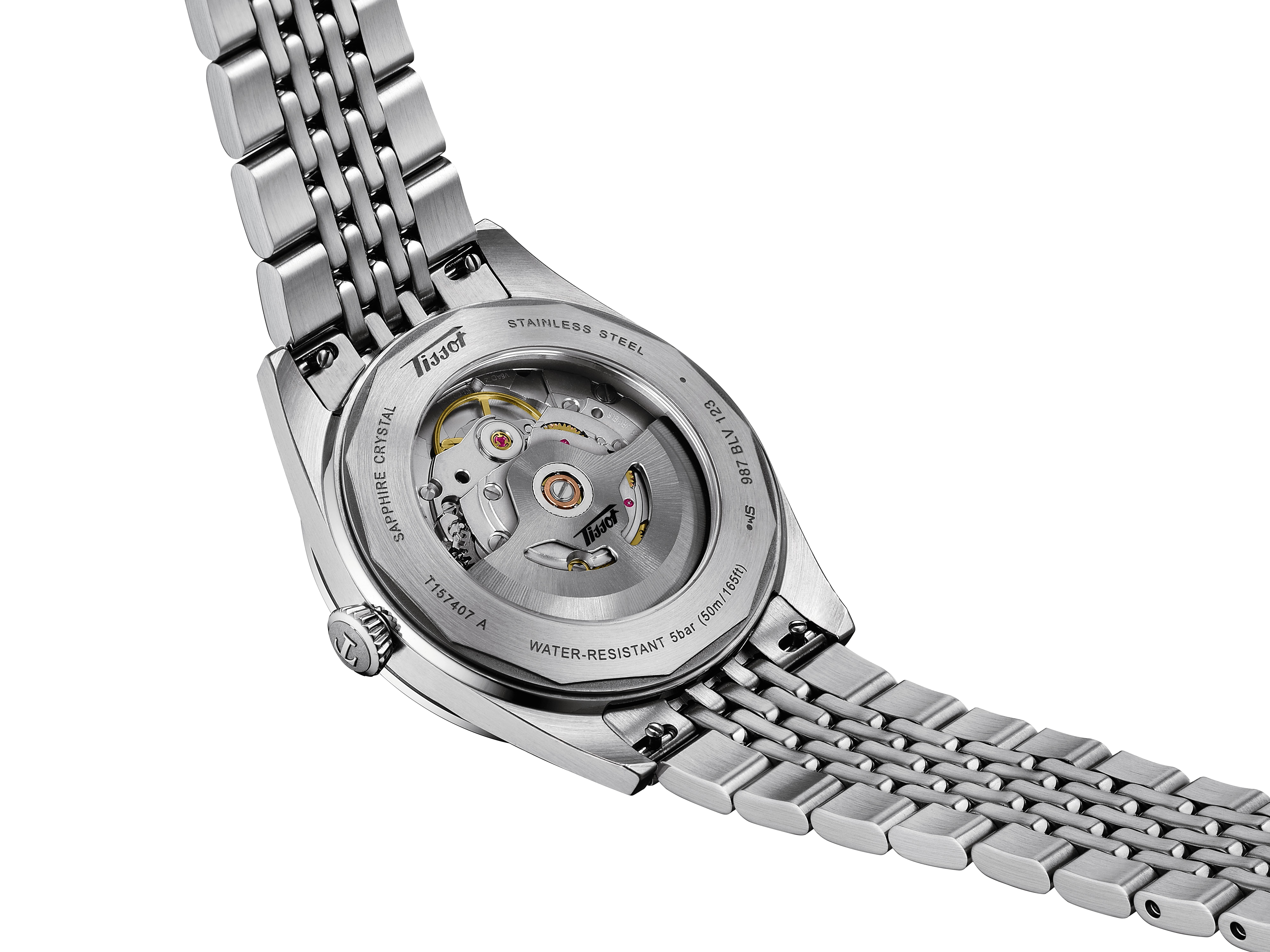 Tissot Armbanduhr T157.407.11.041.00 Visodate 39 mm Automatik mit dunkelblauem Zifferblatt