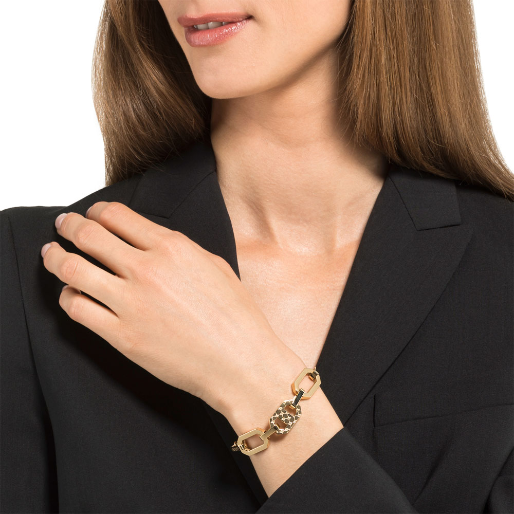 JOOP! Damen Armband 2035035 Edelstahl gelbgold IP