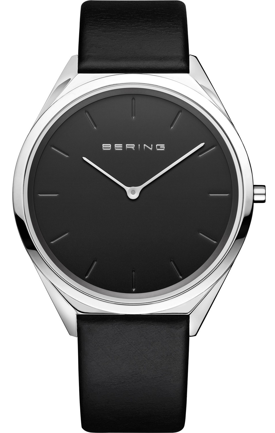 Bering Armbanduhr 17039-402 Ultra Slim Lederband schwarz