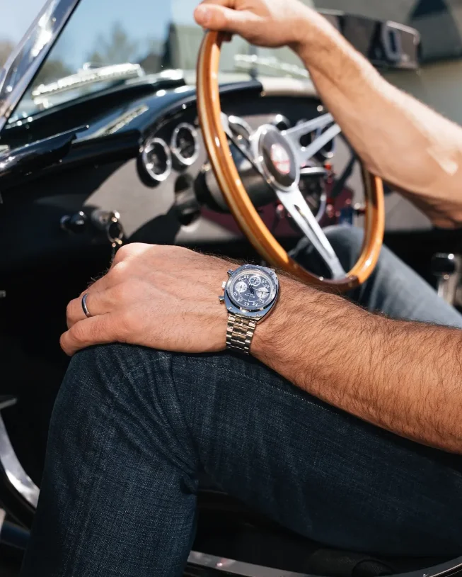 Bulova Herren Armbanduhr 96K118 Shelby Chronograph Edelstahl mit Wechselband Limited Edition
