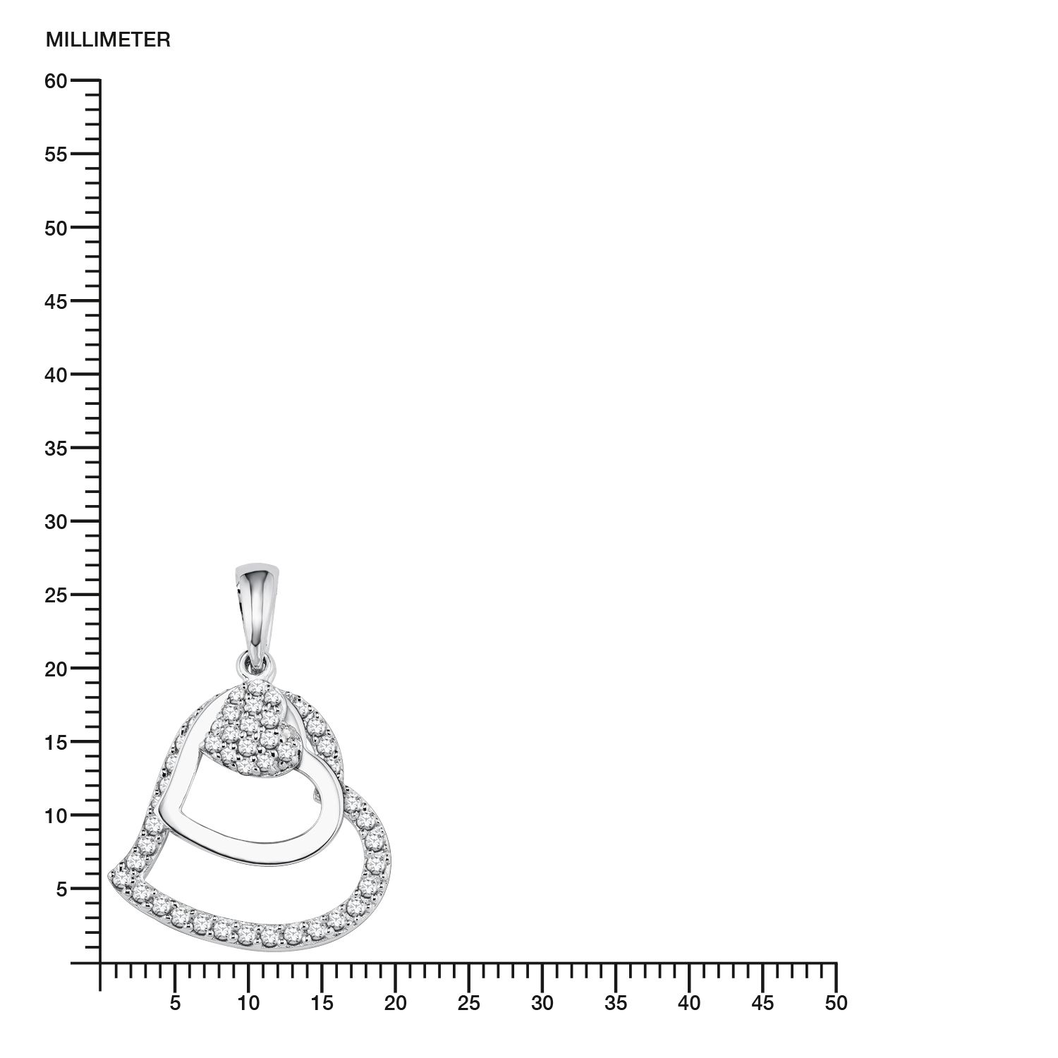 s.Oliver Damen Halskette 9082575 Herz Zirkonia Silber 925