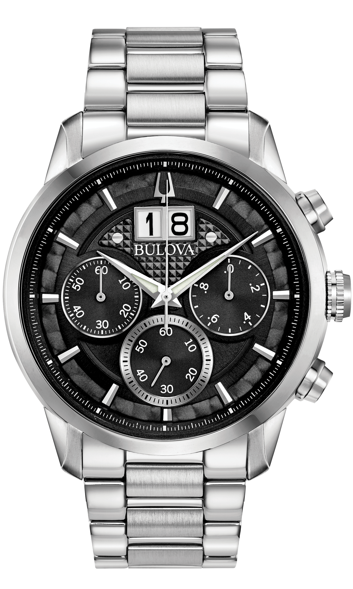 Bulova Herren Armbanduhr 96B319 Sutton Chronograph