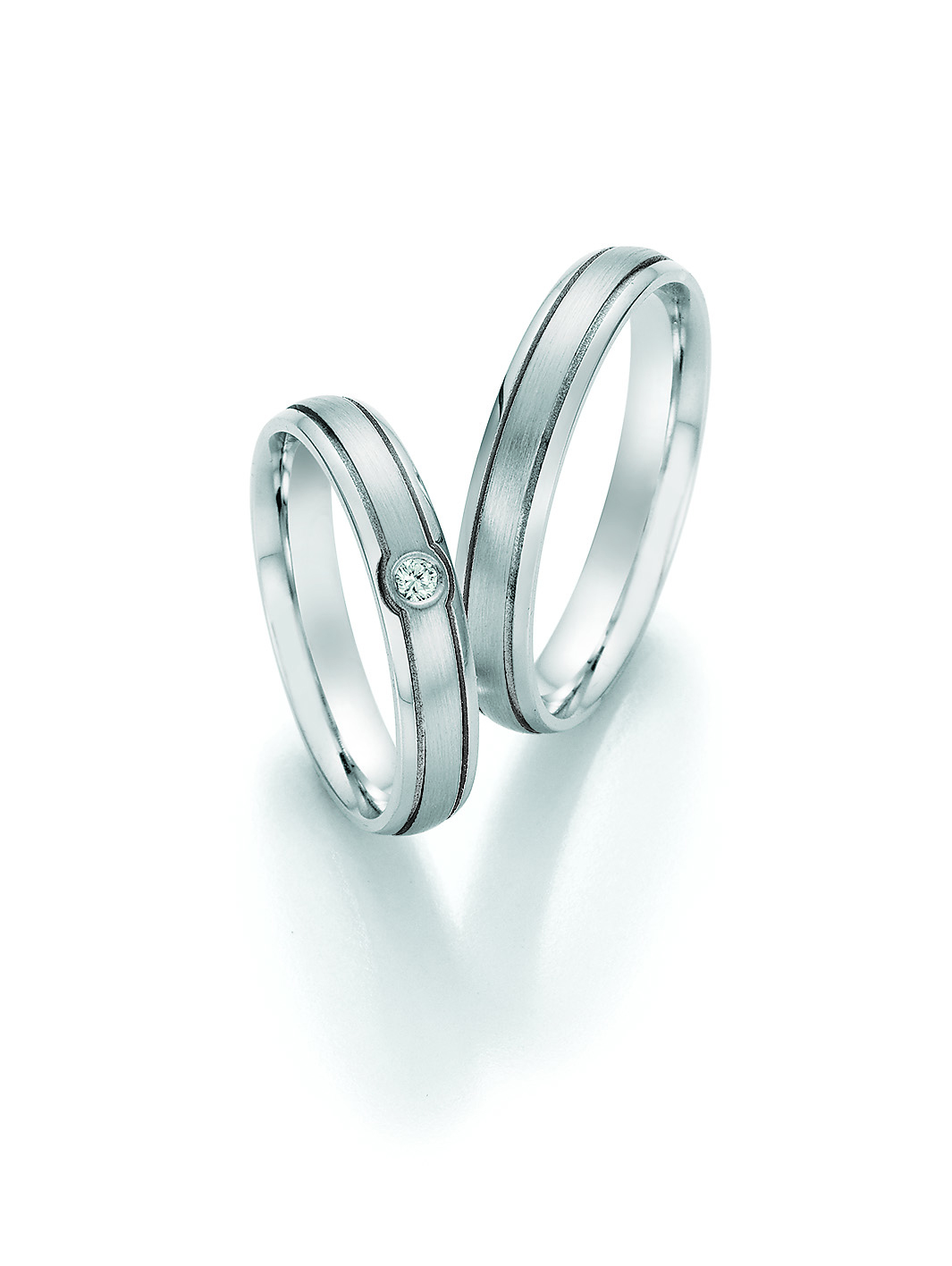 Eheringe Trauringe White Style Steel Basics 88-22010 / 88-22020