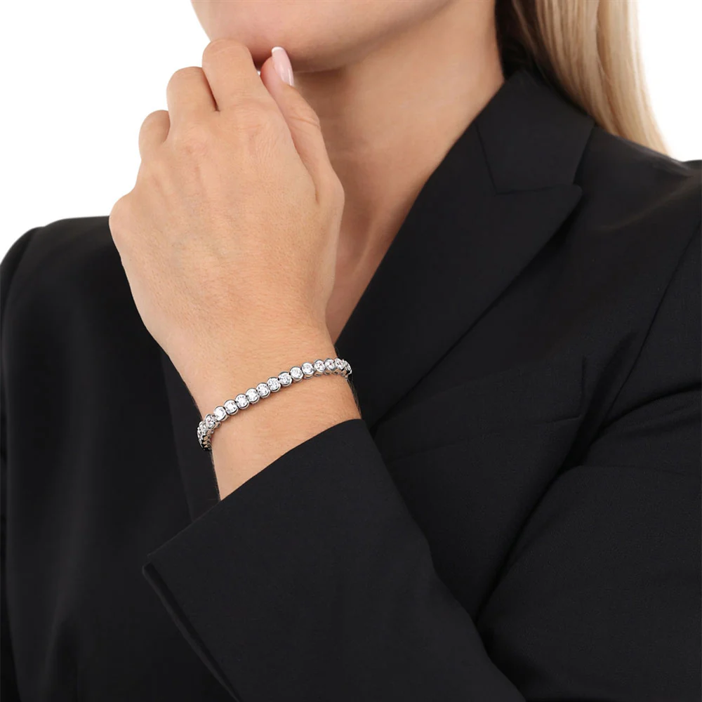 JOOP! Damen Armband 2038913 Tennisgliederung Silber 925 synth. Zirkonia