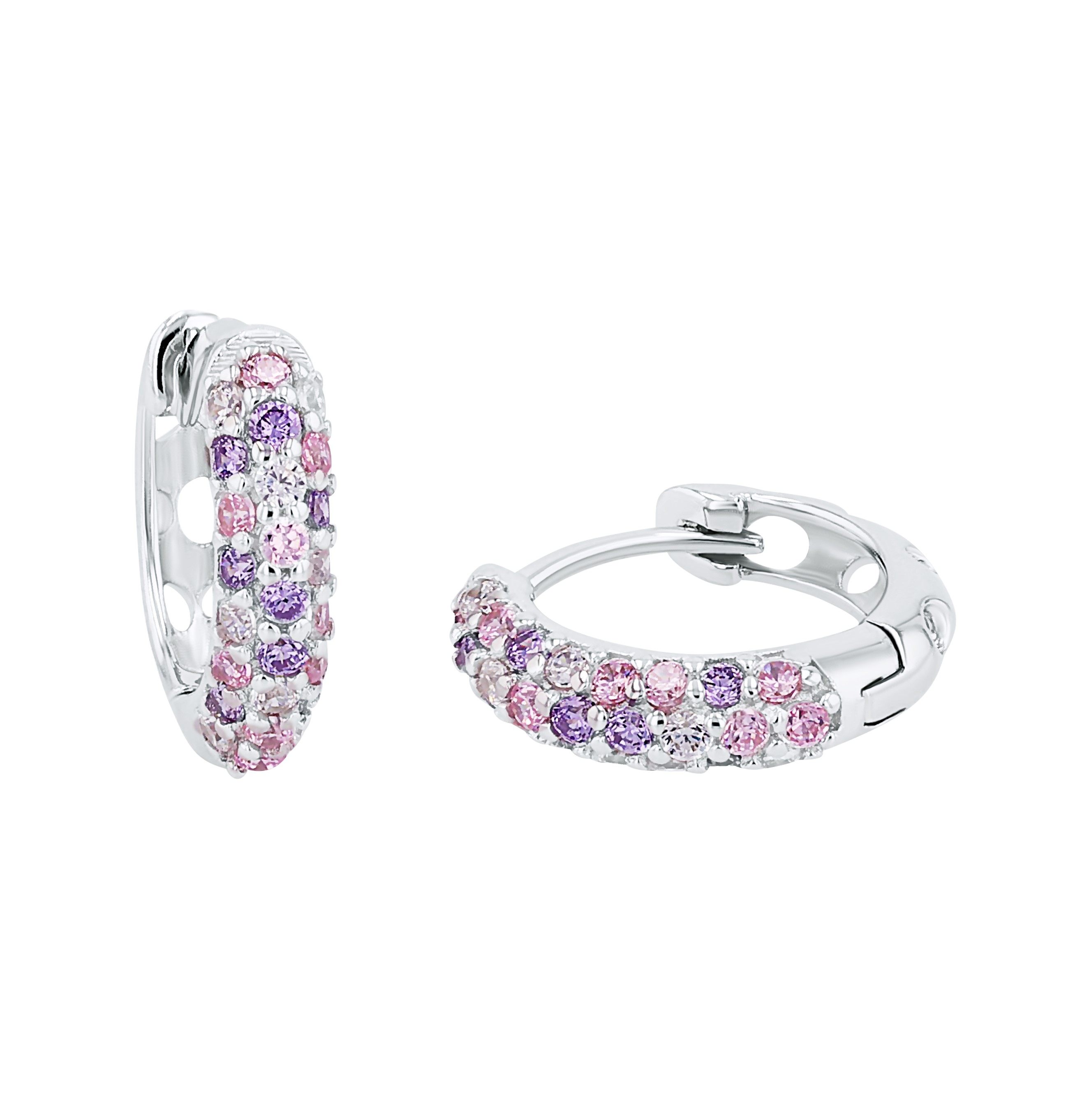 Lillifee Mädchen Creolen 9064182 Zirkonia Silber